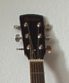 Kopf einer Westerngitarre